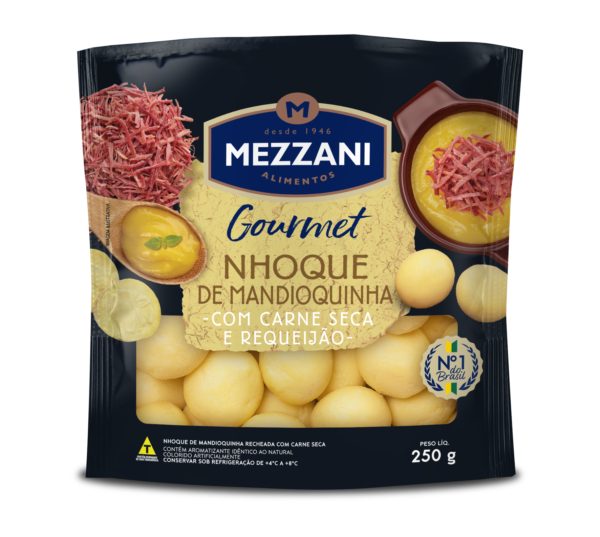 Mezzani Gourmet Nhoque de Mandioquinha com Carne Seca 250g