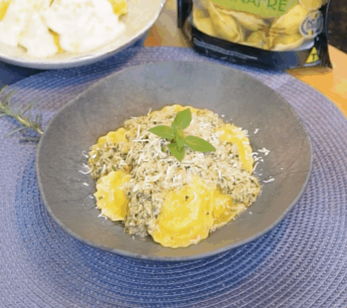 Sorrentina de Ricotta y Espinacas con 2 salsas - Mezzani