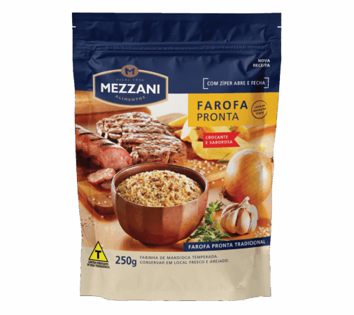 Farofa Pronta 250g - Mezzani Farofa Pronta 250g - Mezzani
