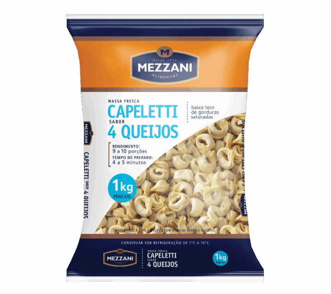 Capeletti 4 Quesos 1kg