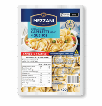 Capeletti 4 Queijos 400g