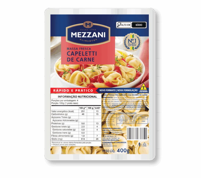 Capeletti de Carne 400g