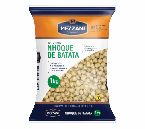 Nhoque de Batata 1kg - Mezzani Nhoque de Batata 1kg - Mezzani