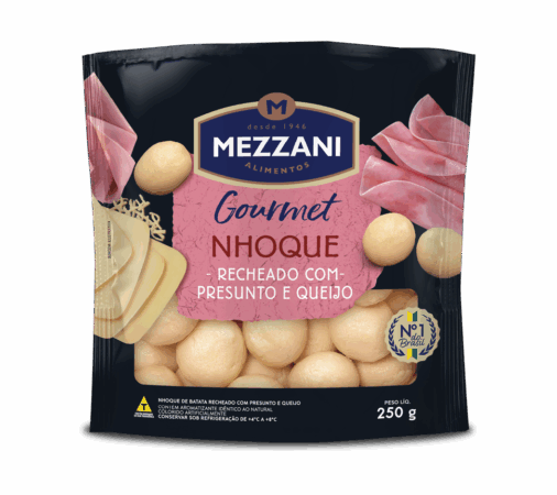 Nhoque de Presunto e Queijo 250g - Mezzani Nhoque de Presunto e Queijo 250g - Mezzani
