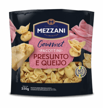 Pacottini de Presunto e Queijo 250g