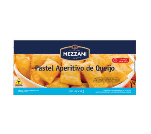 Pastel Aperitivo de Queijo 250g - Mezzani