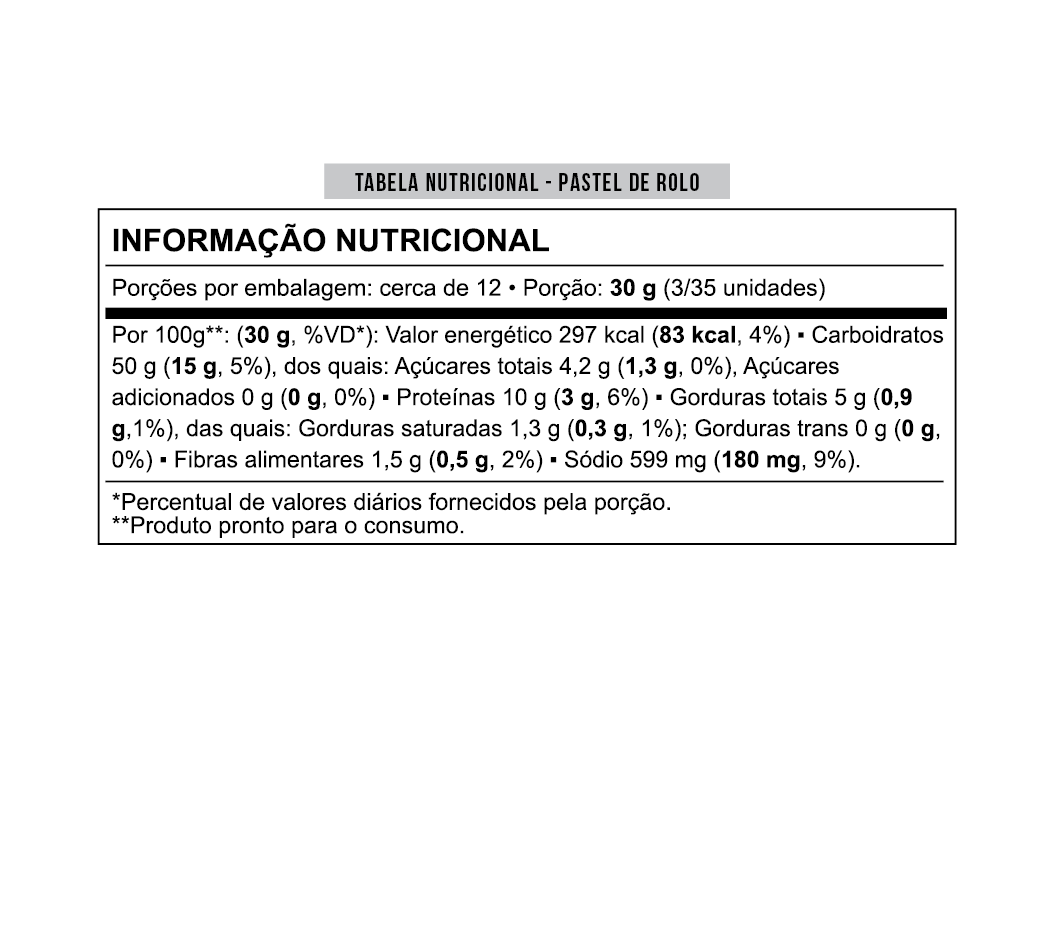 Masa para Pastel de Rollo 350g - Mezzani