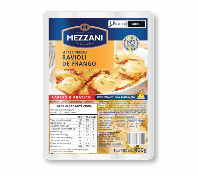 Raviolis de Pollo 400g