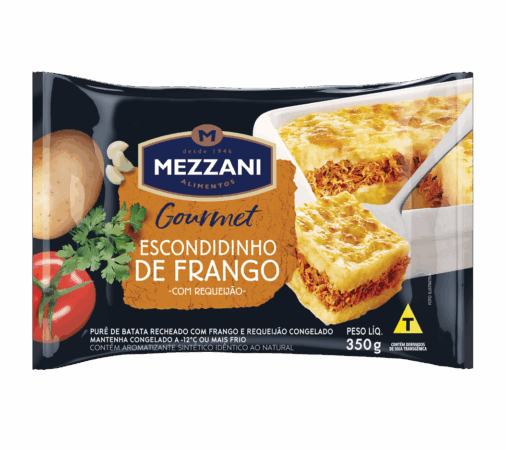 Escondidinho de Frango com Requeijão 350g - Mezzani Escondidinho de Frango com Requeijão 350g - Mezzani