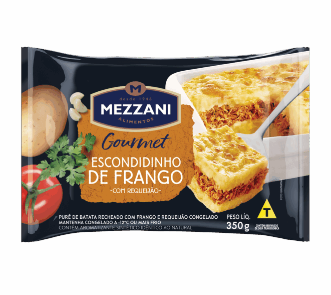 Pastel Gourmet de Pollo con Queso Crema y Puré de Papa 350g