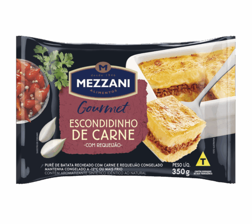 Escondidinho de Carne com Requeijão 350g - Mezzani