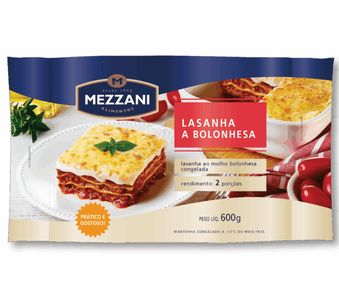 Lasaña Boloñesa 600g