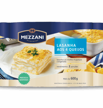 Lasaña 4 Quesos 600g