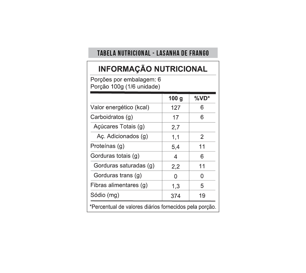 Lasaña de Pollo 600g - Mezzani