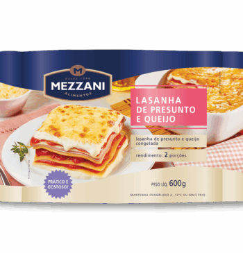 Lasaña de Jamón y Queso 600g