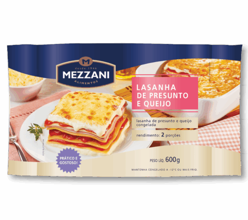 Lasaña de Jamón y Queso 600g - Mezzani Lasaña de Jamón y Queso 600g - Mezzani