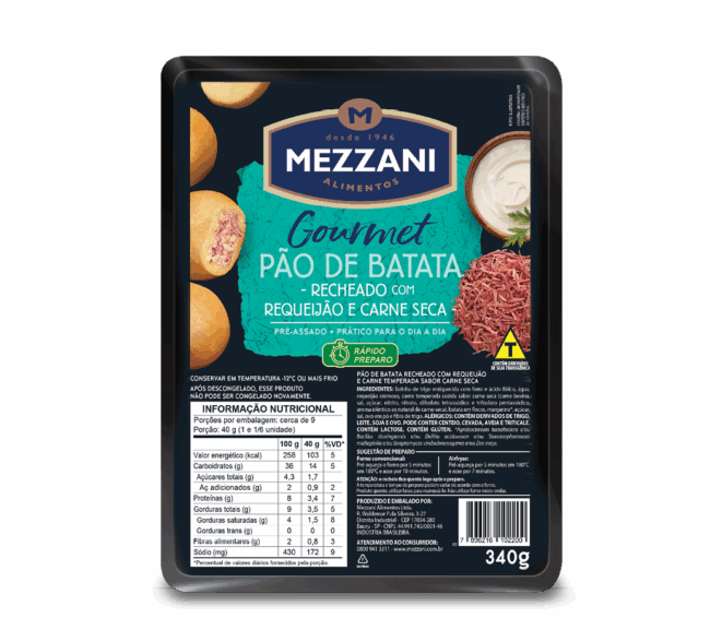 Pan de Patata Relleno de Requesón y Carne Seca 300g