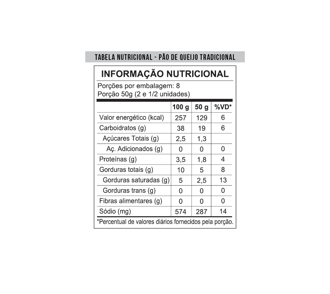 Pan de Queso Tradicional 400g - Mezzani